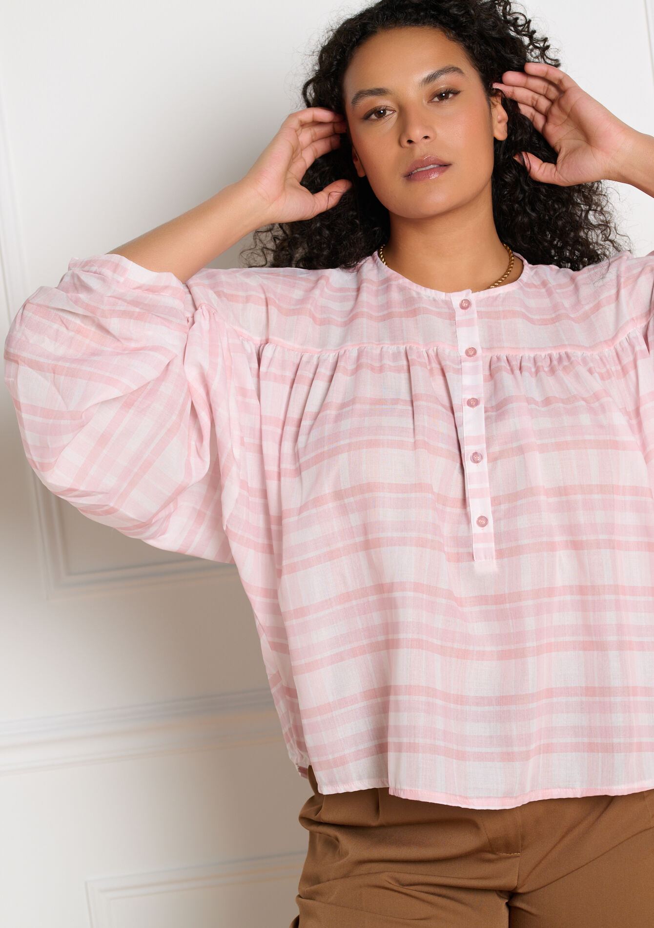 Losvallende tuniekblouse