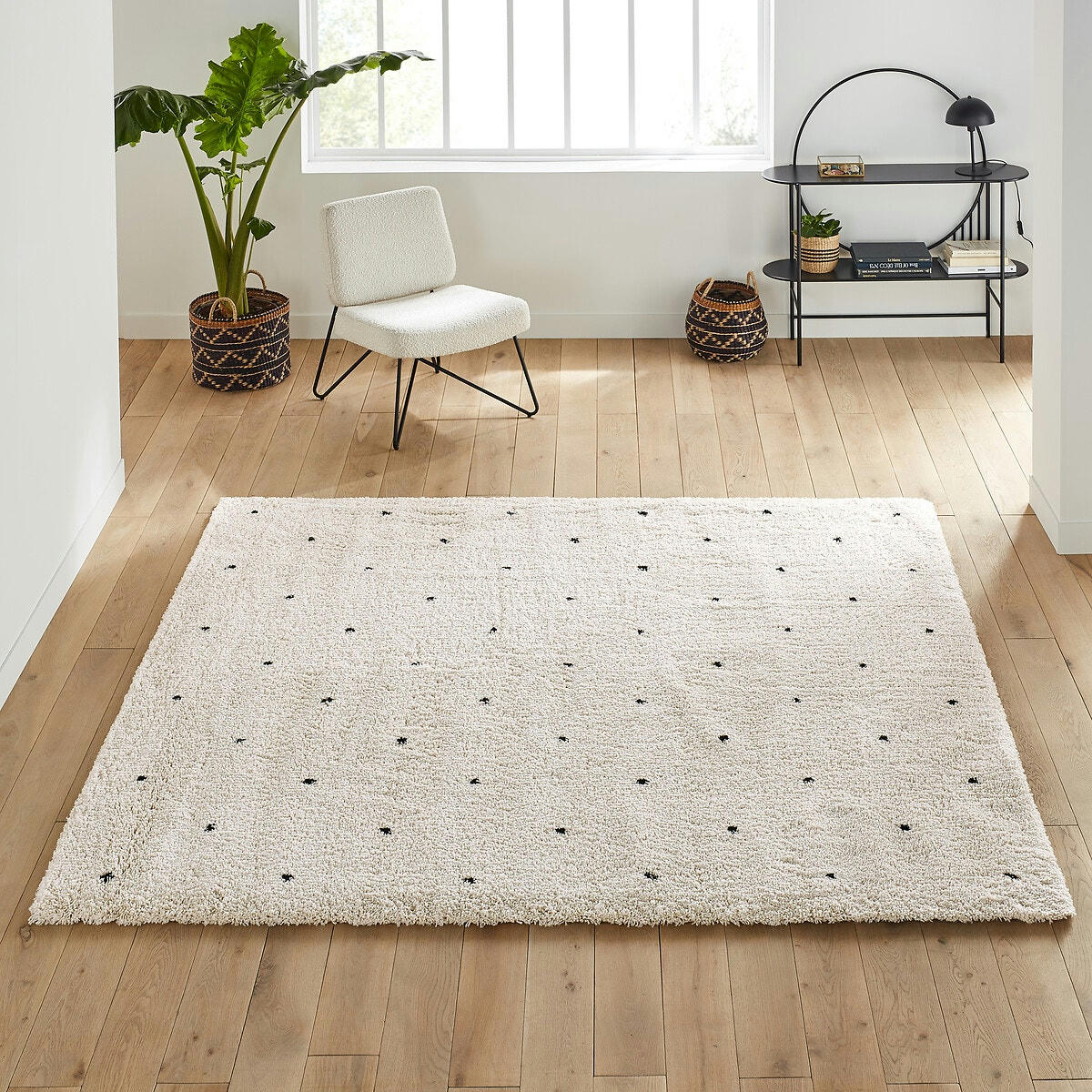 Tapis style berbère forme carrée, Ava