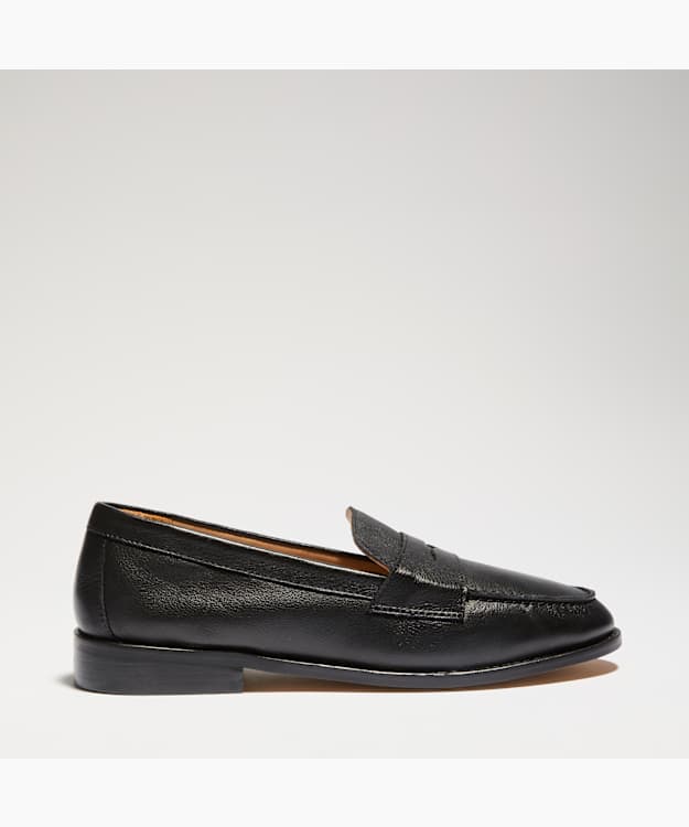 Ginelli Black - Wide Fit Penny Loafer