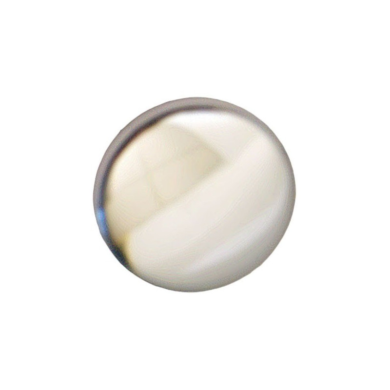 Bouton rond en zamac nickelé Ø 30 mm LINEA BERTOMANI