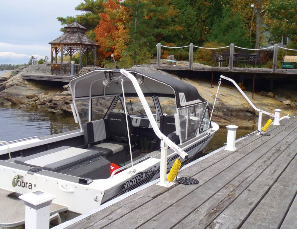 Dock Edge Dolphin™ Wake Watcher Boat Mooring System Lines and Hardware, 3500-lb