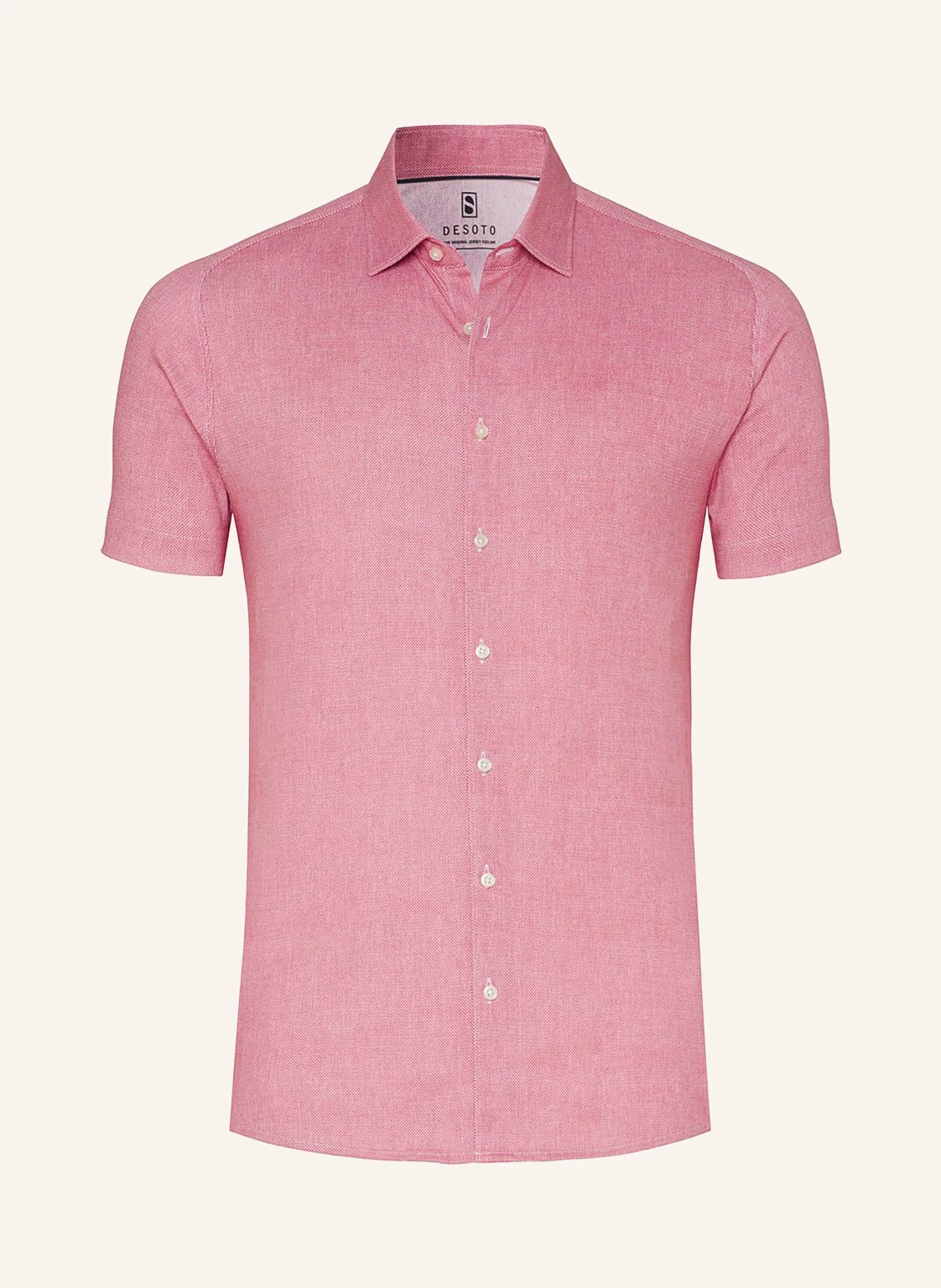 DESOTO Kurzarm-Hemd Slim Fit aus Jersey