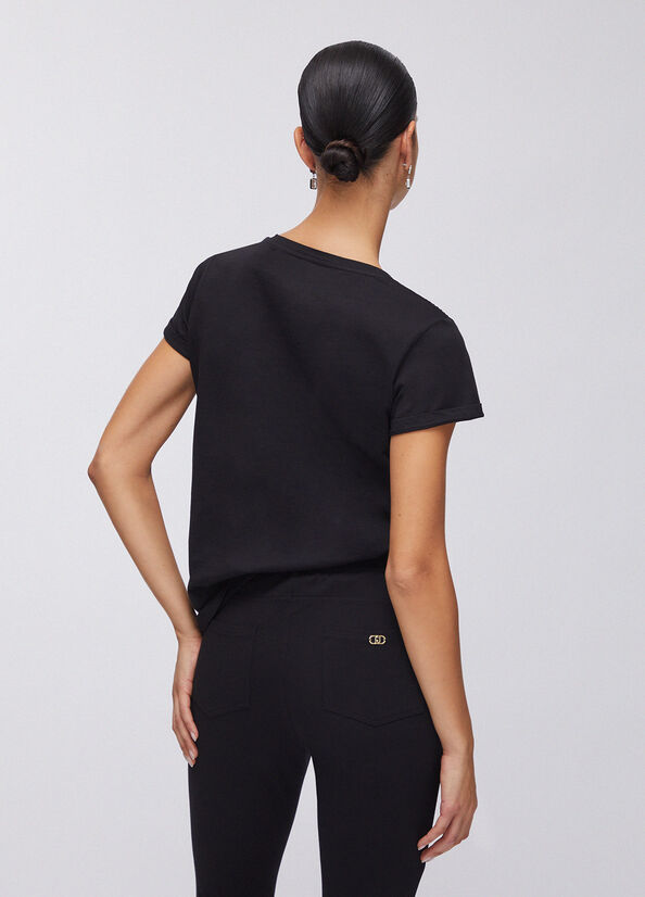 T-shirt con strass d&eacute;grad&eacute;