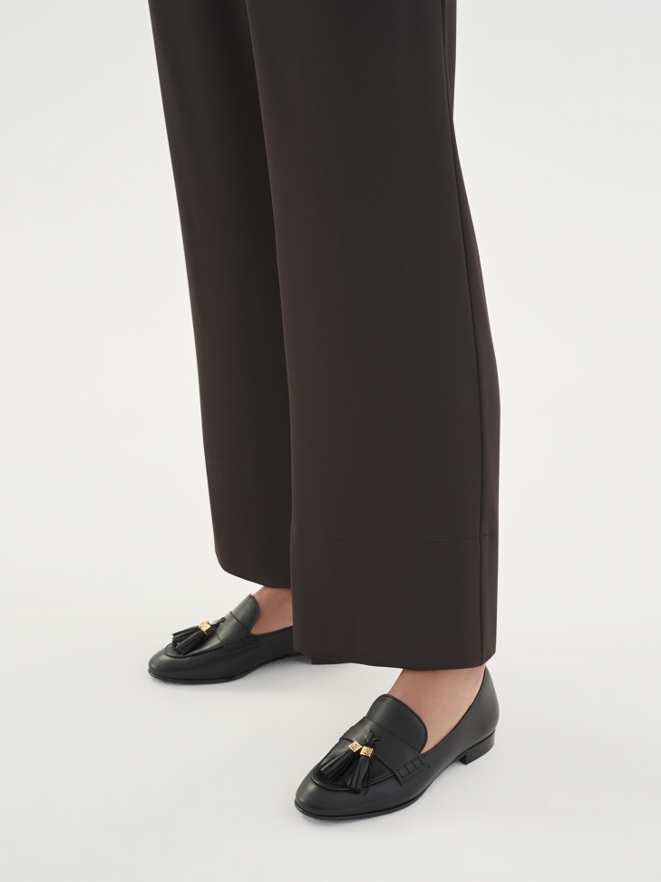 Ladies' black casual shoes