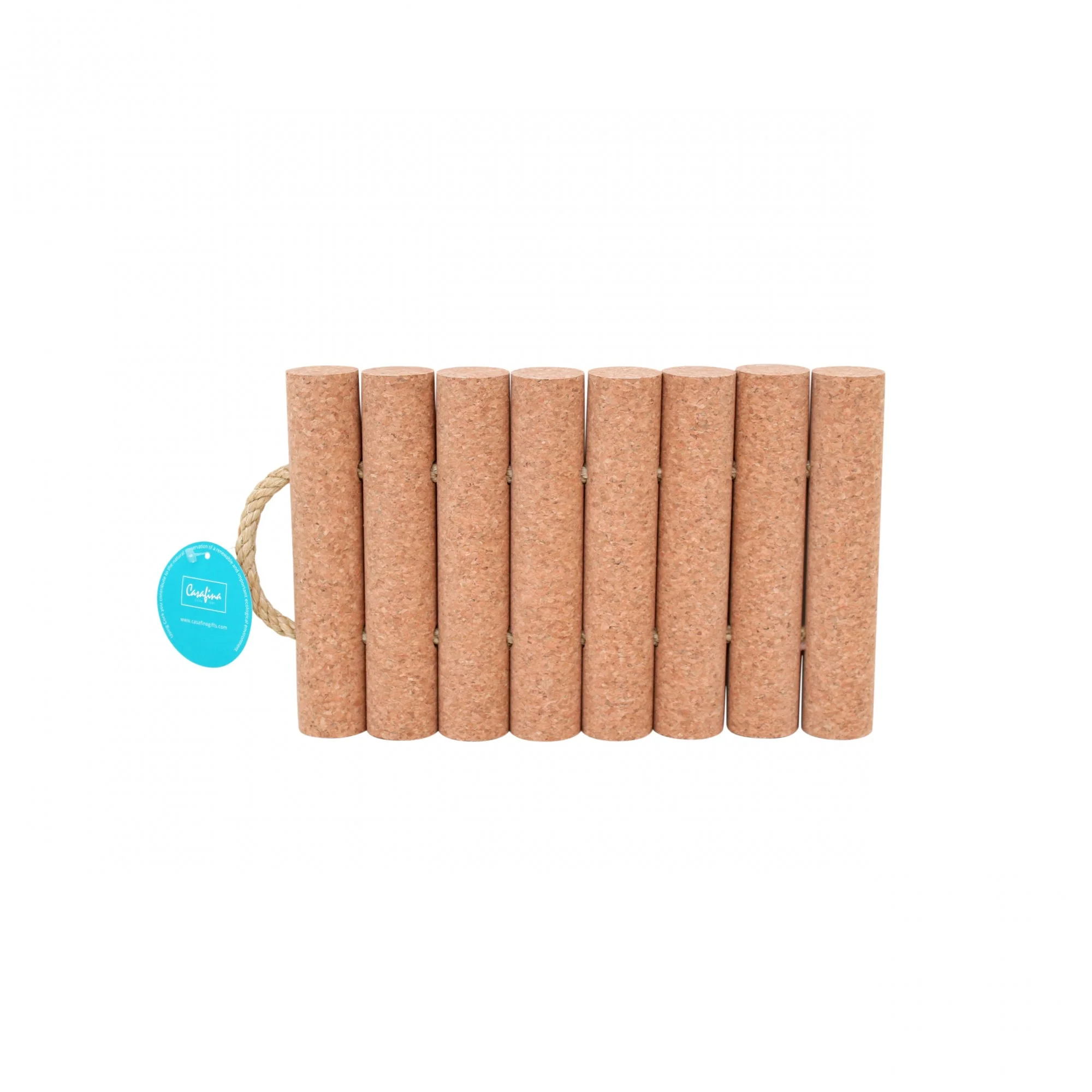8 Raft Trivet W/ Rope Handle Cork Collection