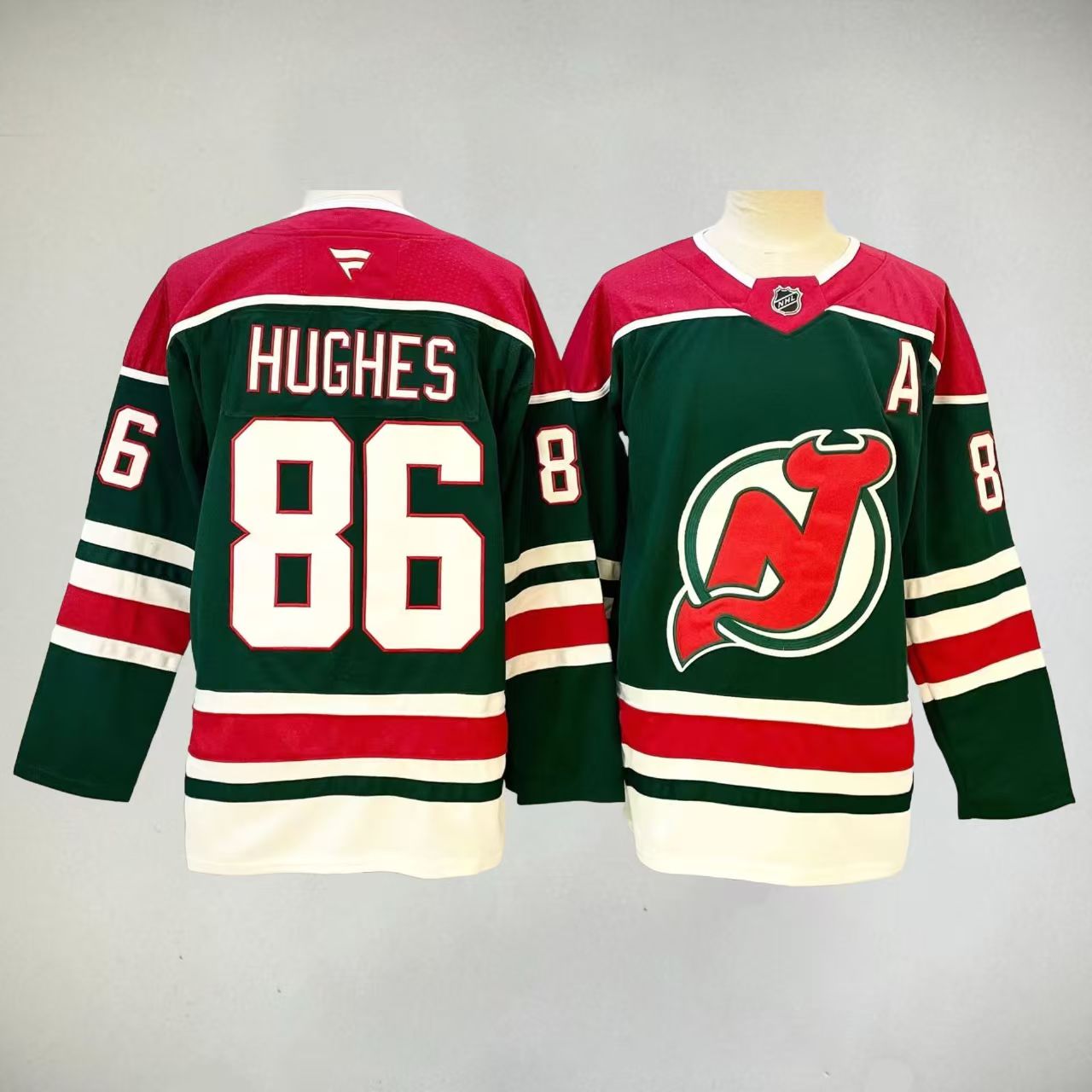 Jack Hughes New Jersey Devils  2021 Reverse Retro 1.0 Jersey