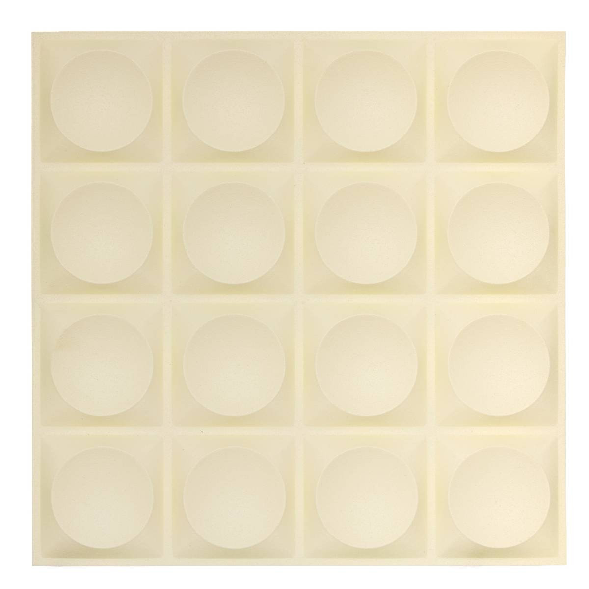 Set of 2 Wall Stickers "Oren" White, 50x50 cm