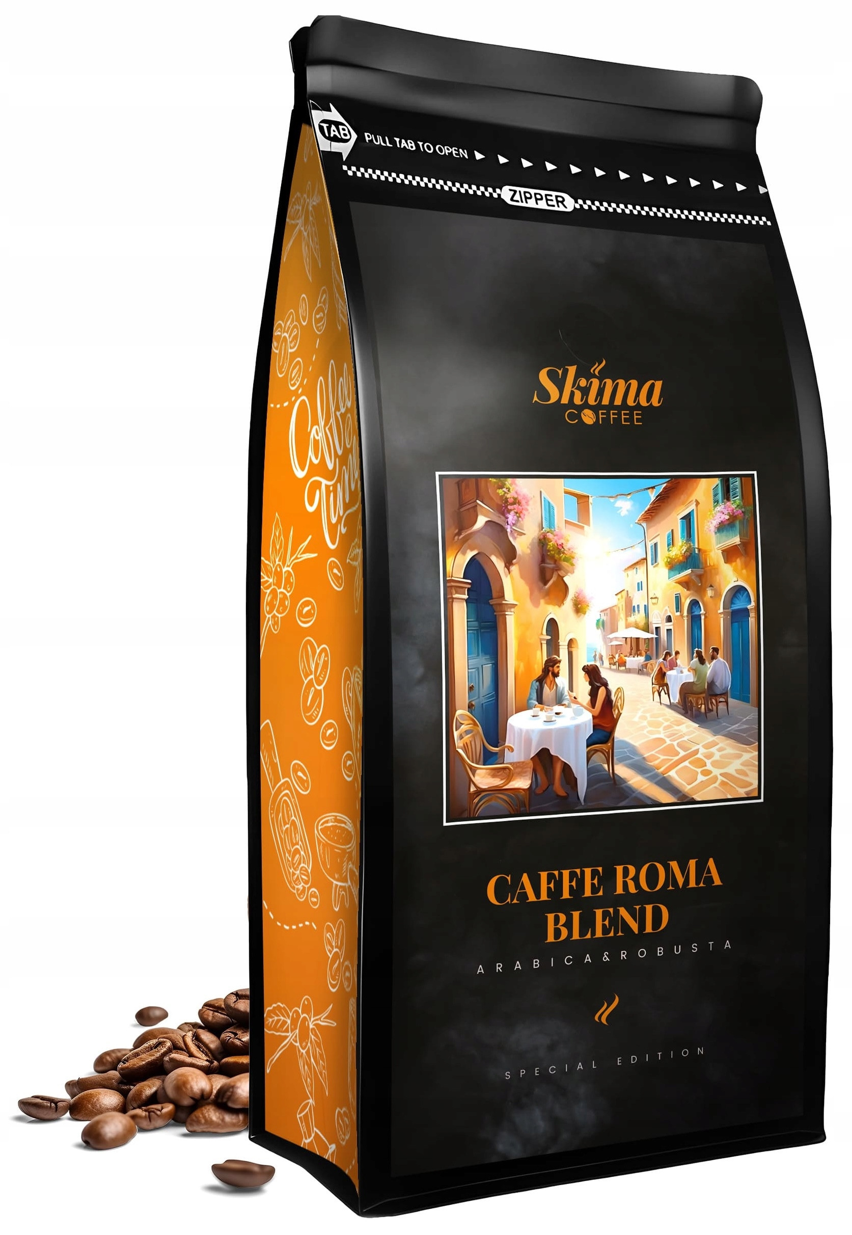 Kawa ziarnista 1kg Caffee Roma Blend(Special Edition do ekspresu
