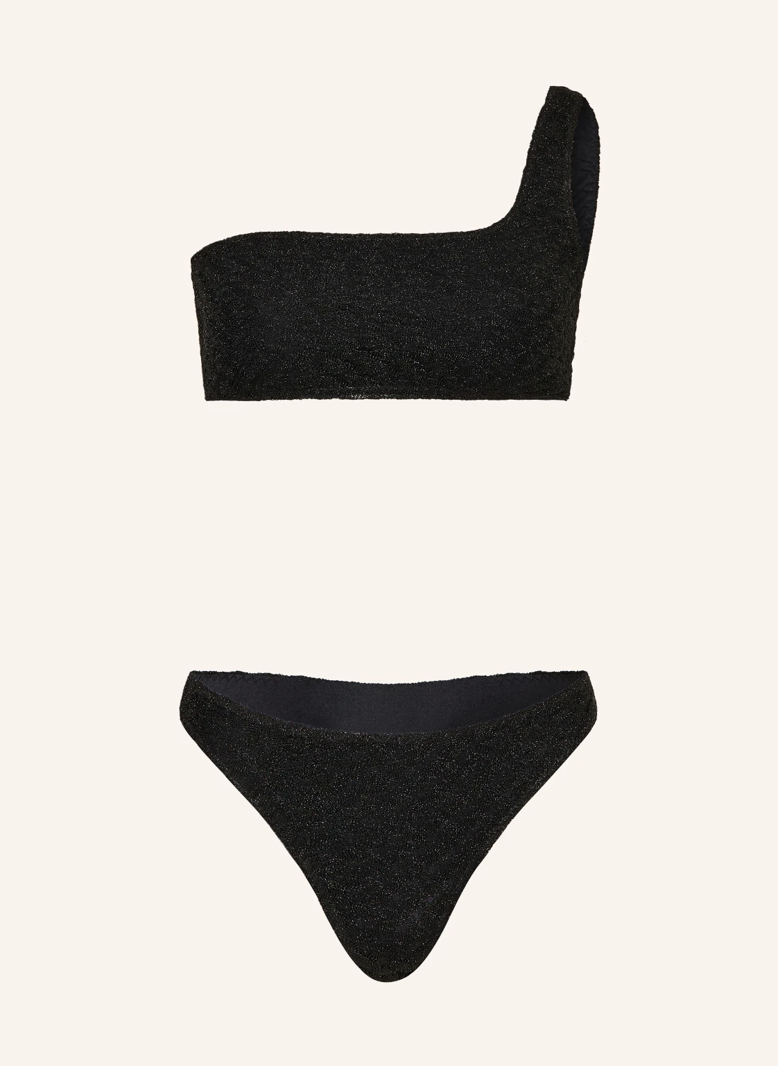 MISSONI One-Shoulder-Bikini mit Glitzergarn