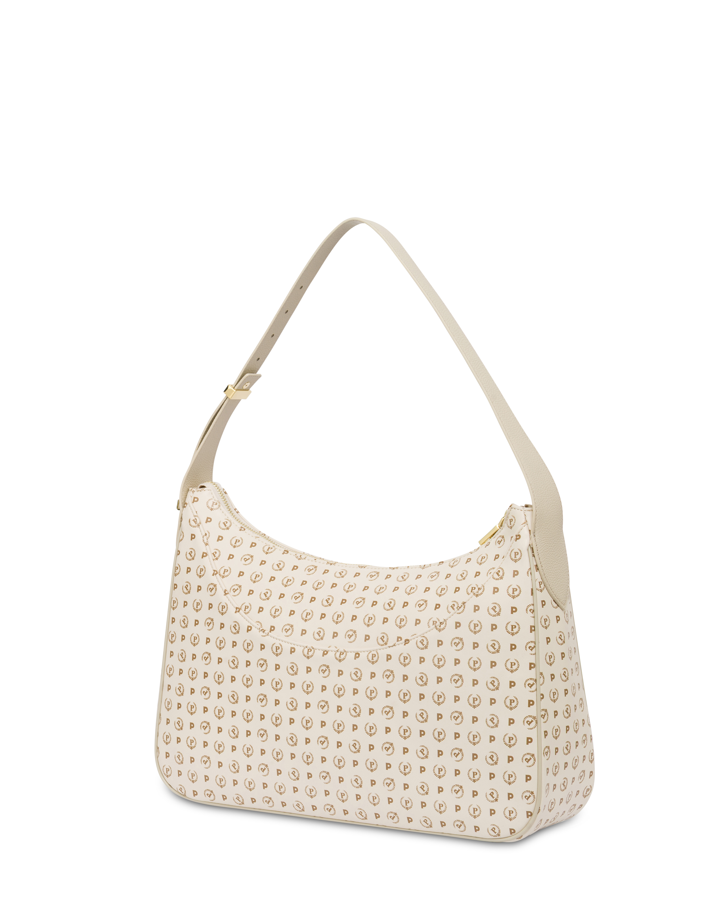 Hobo Bag Heritage In Soft Relief Avorio/avorio