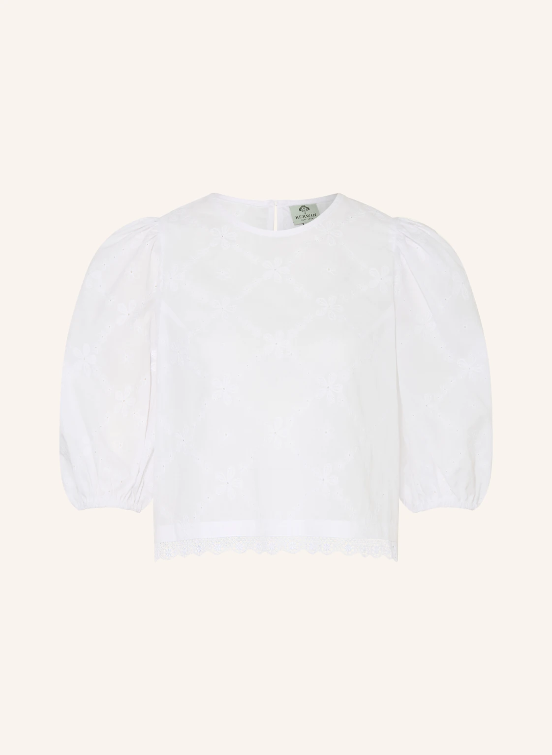 BERWIN & WOLFF Dirndlbluse mit 3/4-Arm und mit Spitze