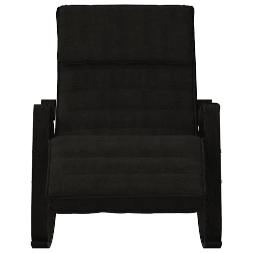 NNEVL Rocking Chair Black Fabric