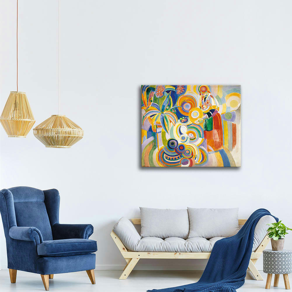 - Tableau - La Grande Portugaise Robert Delaunay 55x60cm