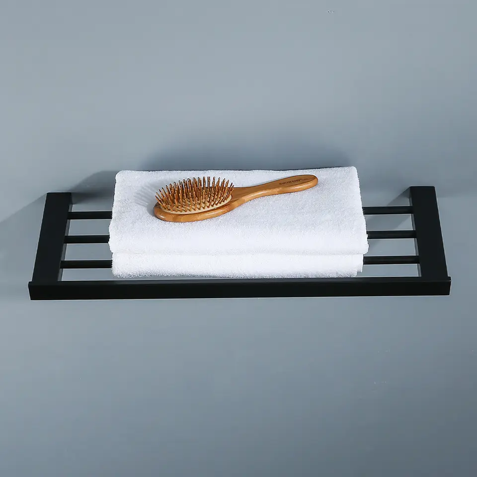 VDN Stainless Handdoekrek - Handdoekhouder - RVS - Zwart