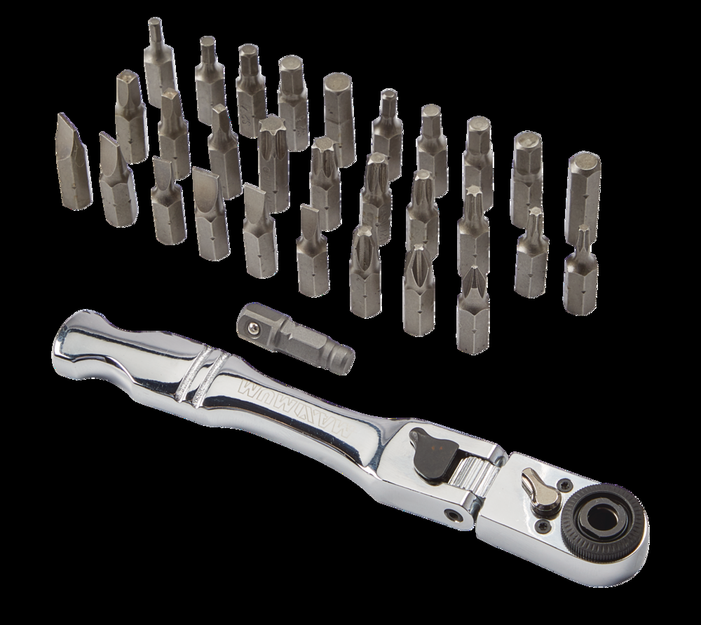 MAXIMUM 1/4-in Drive Bit Socket Set, 31-pc, SAE/Metric