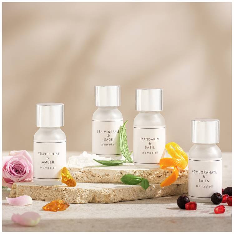 Habitat Luxe 60ml Pack of 4 Diffuser Oil Set - Scented