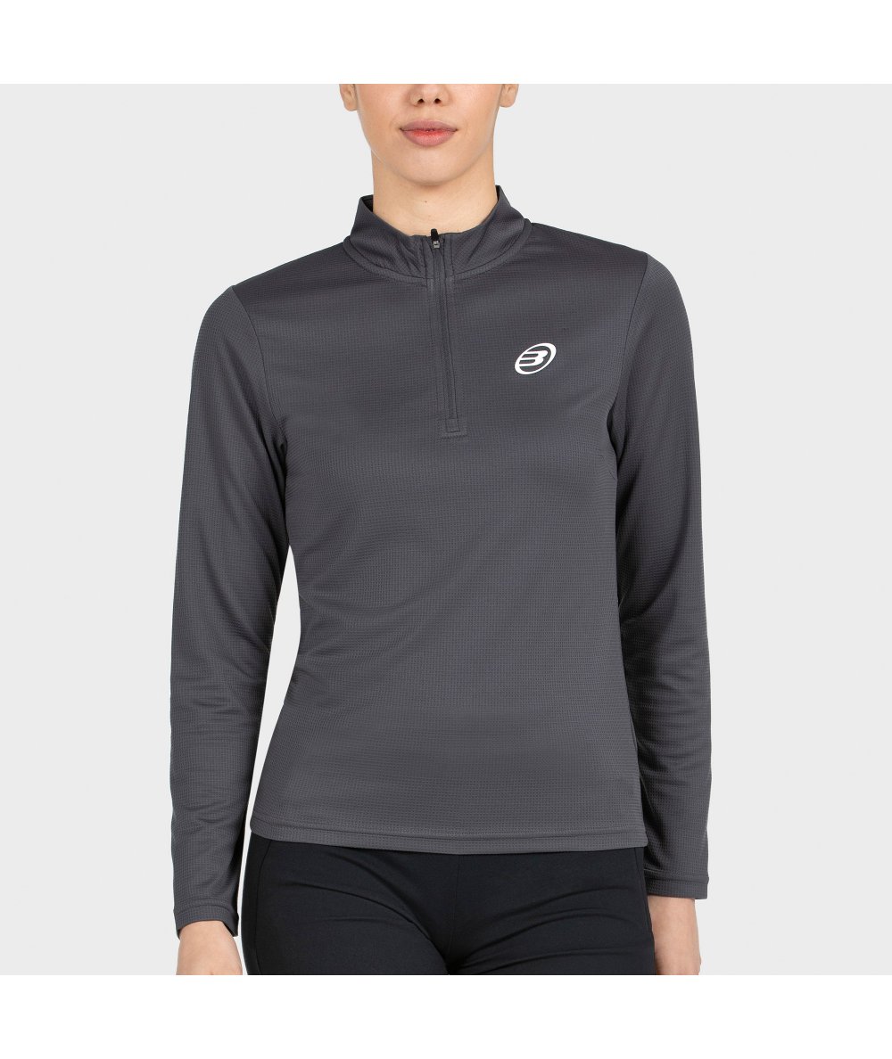 CAMISETA BULLPADEL ALITA ANTRACITA