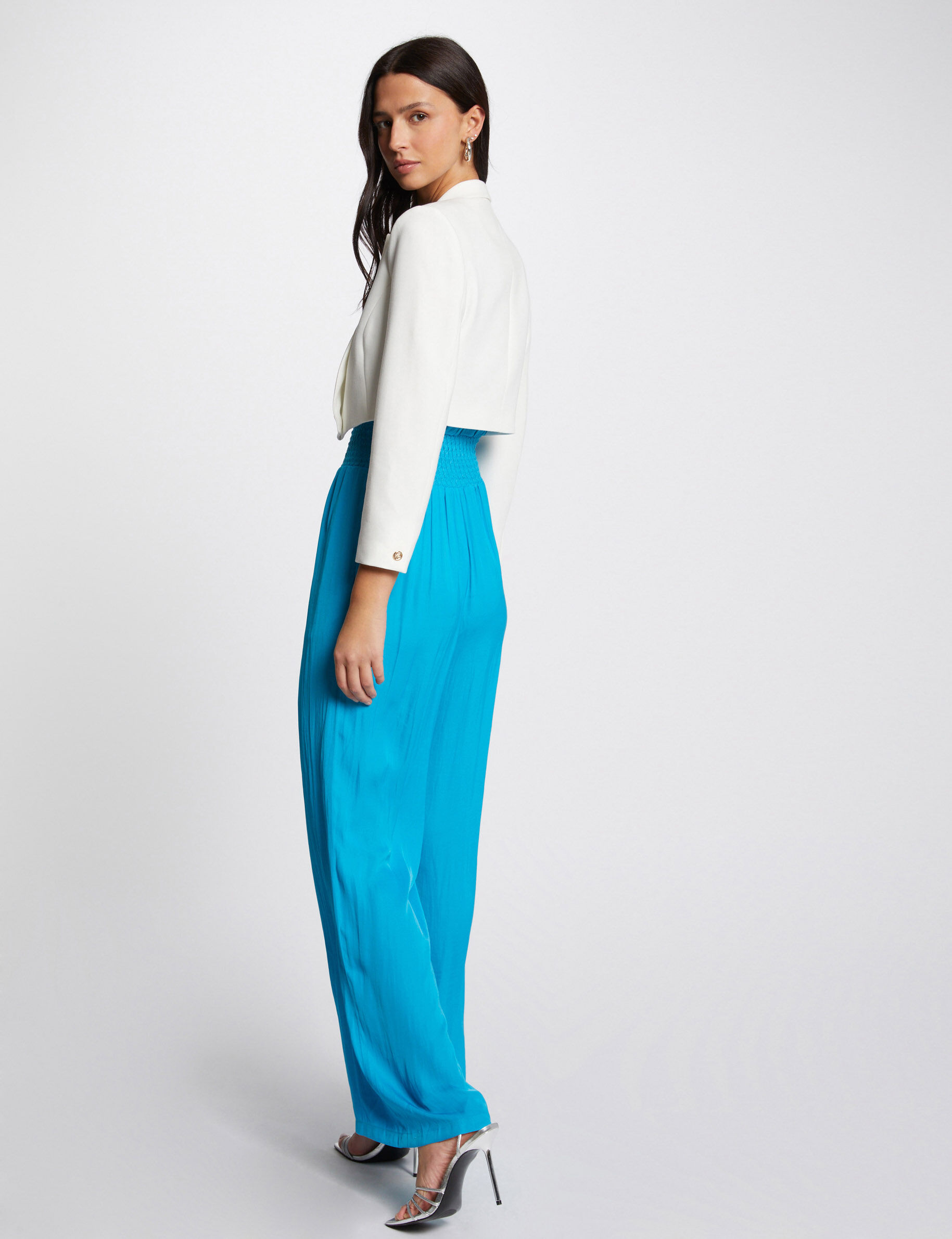 Short Straight Jacket Ivory Women