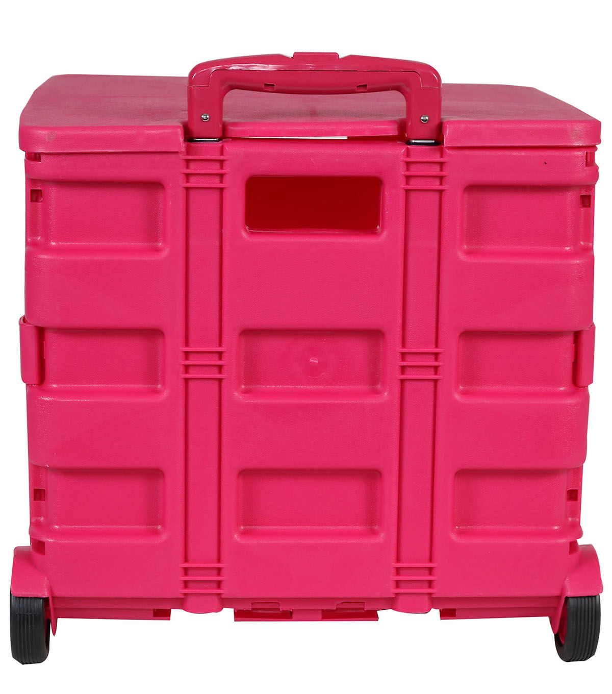 Everything Mary 16 Pink Plastic Collapsible Cart Organizer