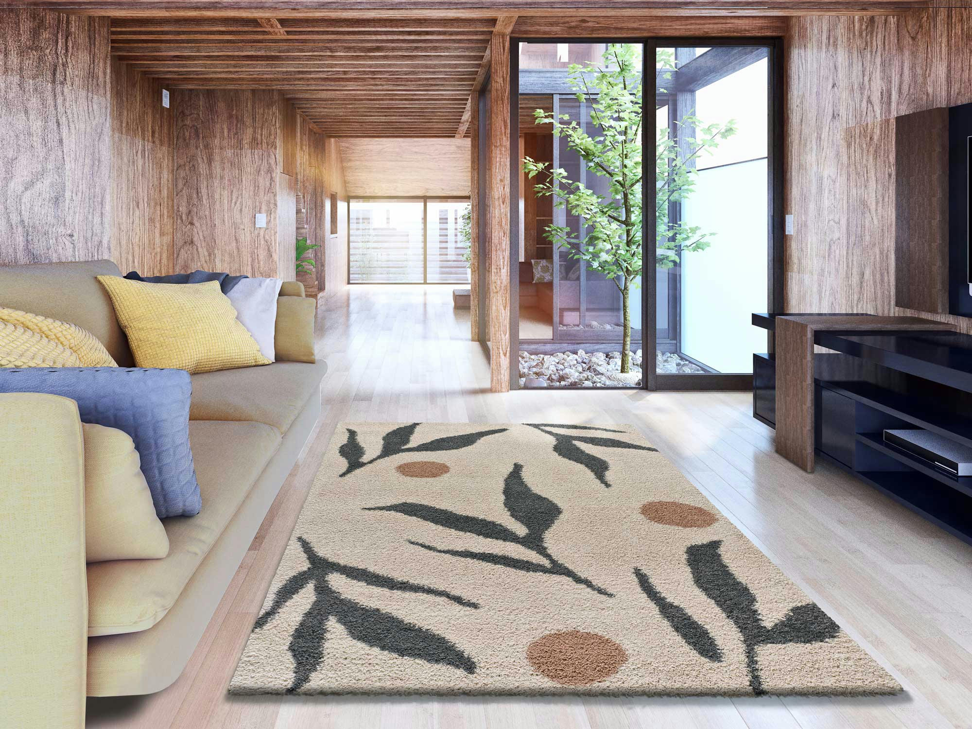 MARIS - Tapis de style scandinave multicolore, 120X170 cm