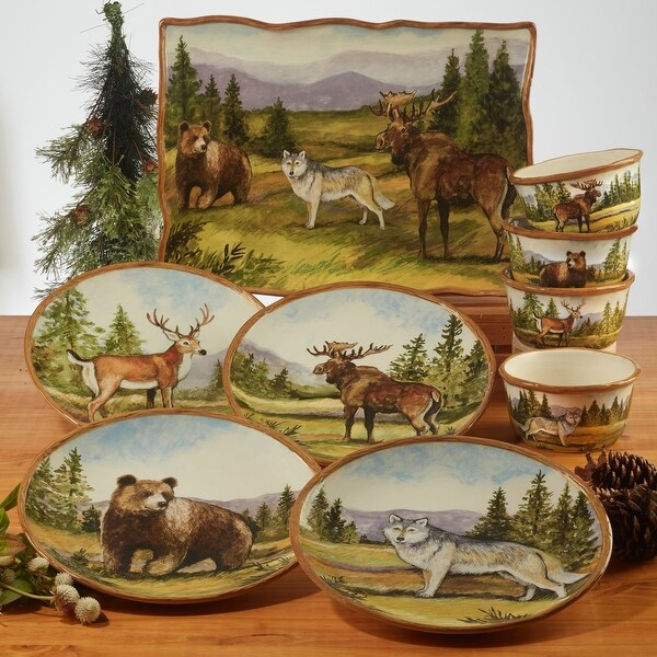 Certified International Mountain Summit 5.5" Ice Cream/Dessert Bowl, Set of 4 - 22 oz.