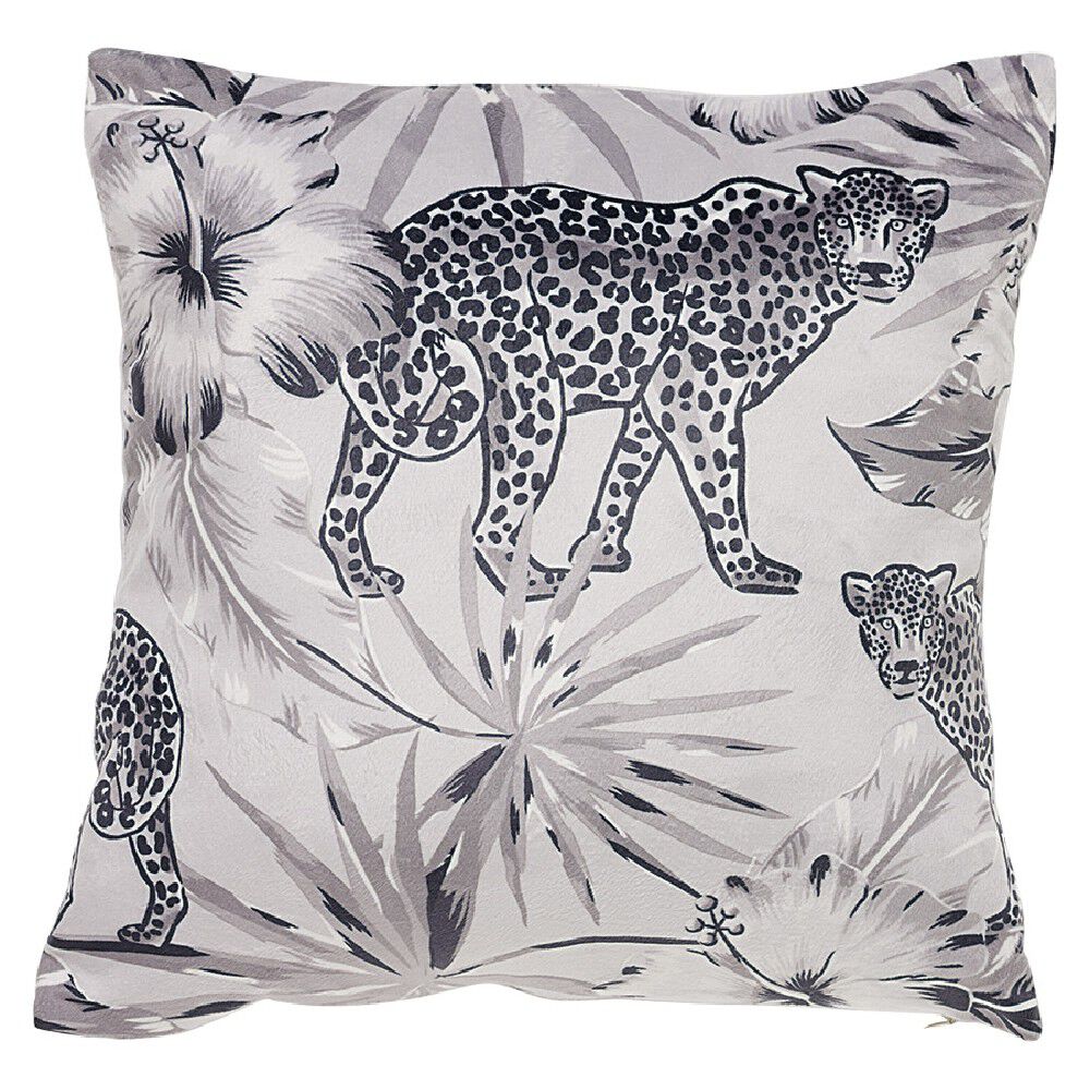Housse de coussin carré design animaux x2