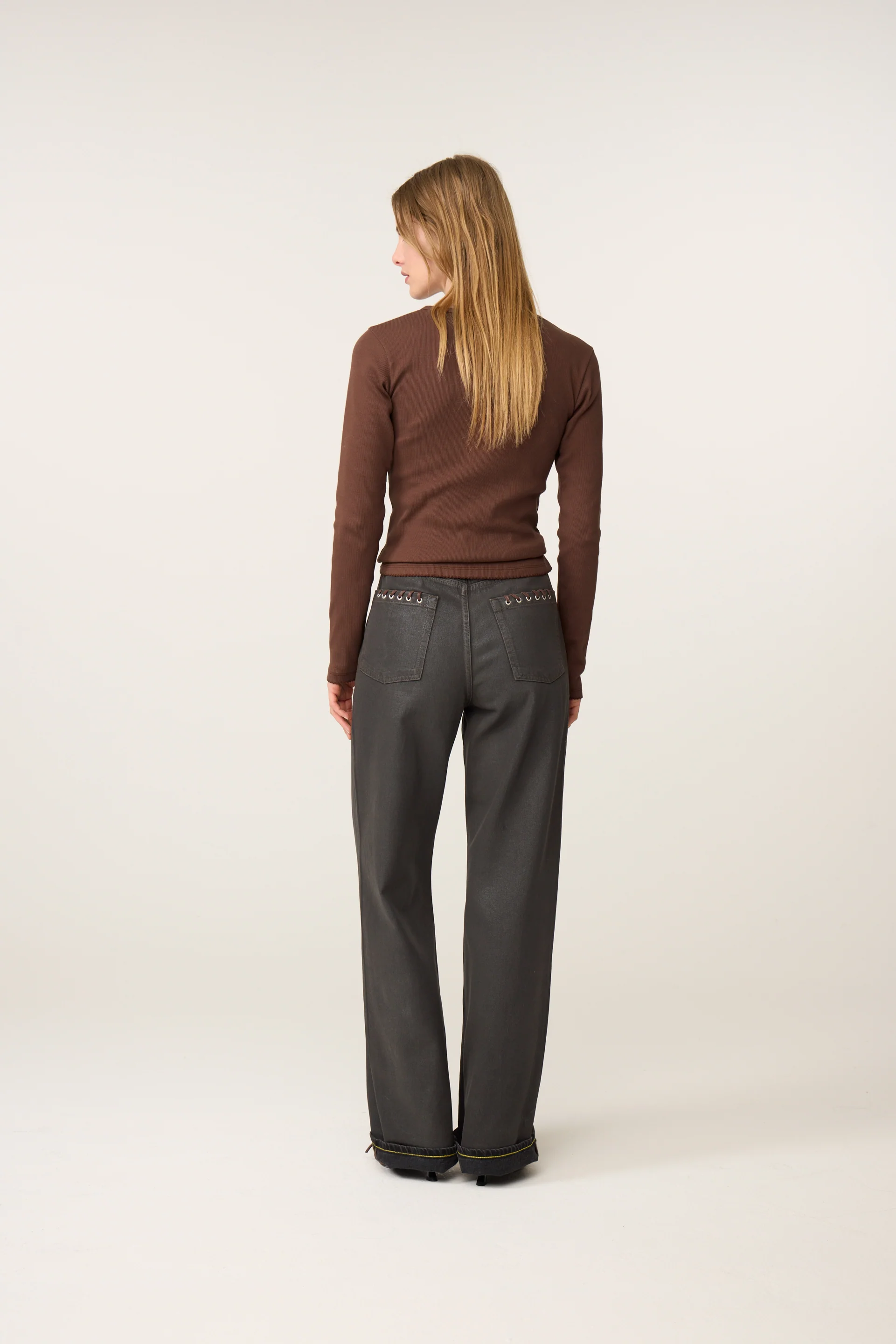 Tanja LS T-shirt | Chocolate Brown