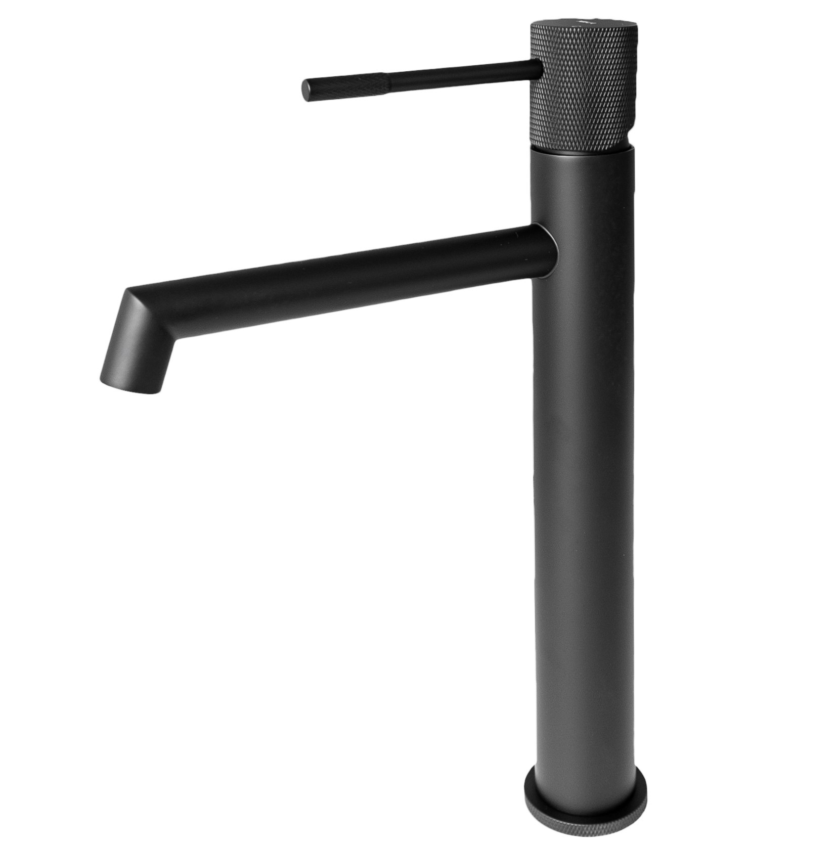 Bateria MERI-36 umywalkowa czarna wysoka loft - Yoka Home