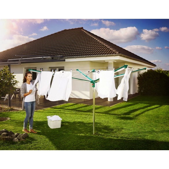Wäschespinne »Linomatic 500 Deluxe Cover «, Leinenlänge: 50 m