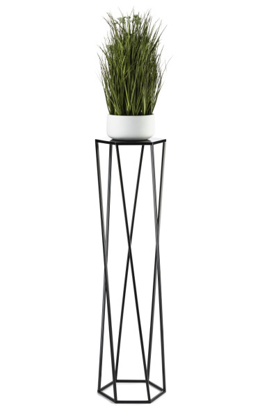 Kwietnik stojak na rośliny czarny 100 cm LOFT