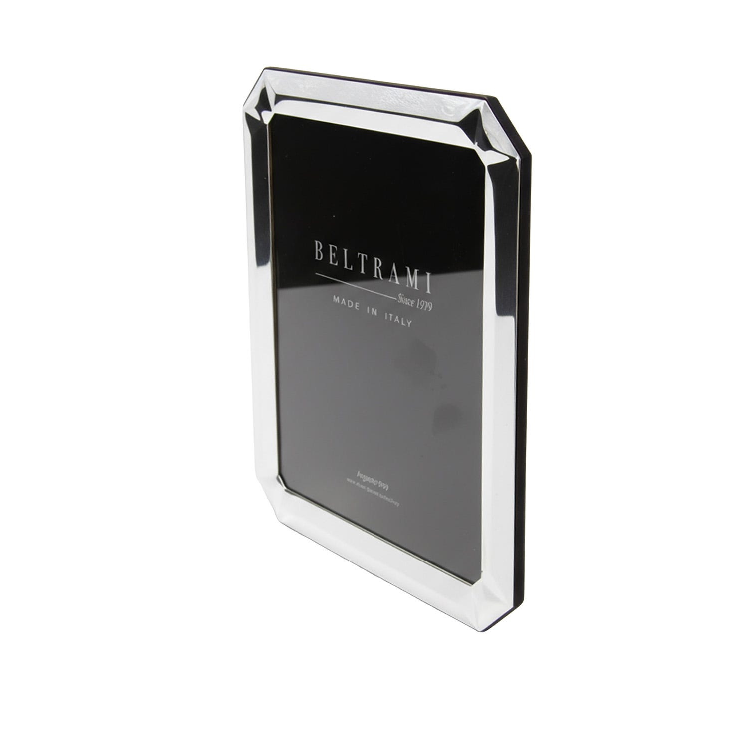 Portafoto ottagonale foto 20x25 cm Beltrami con argento Miro Silver
