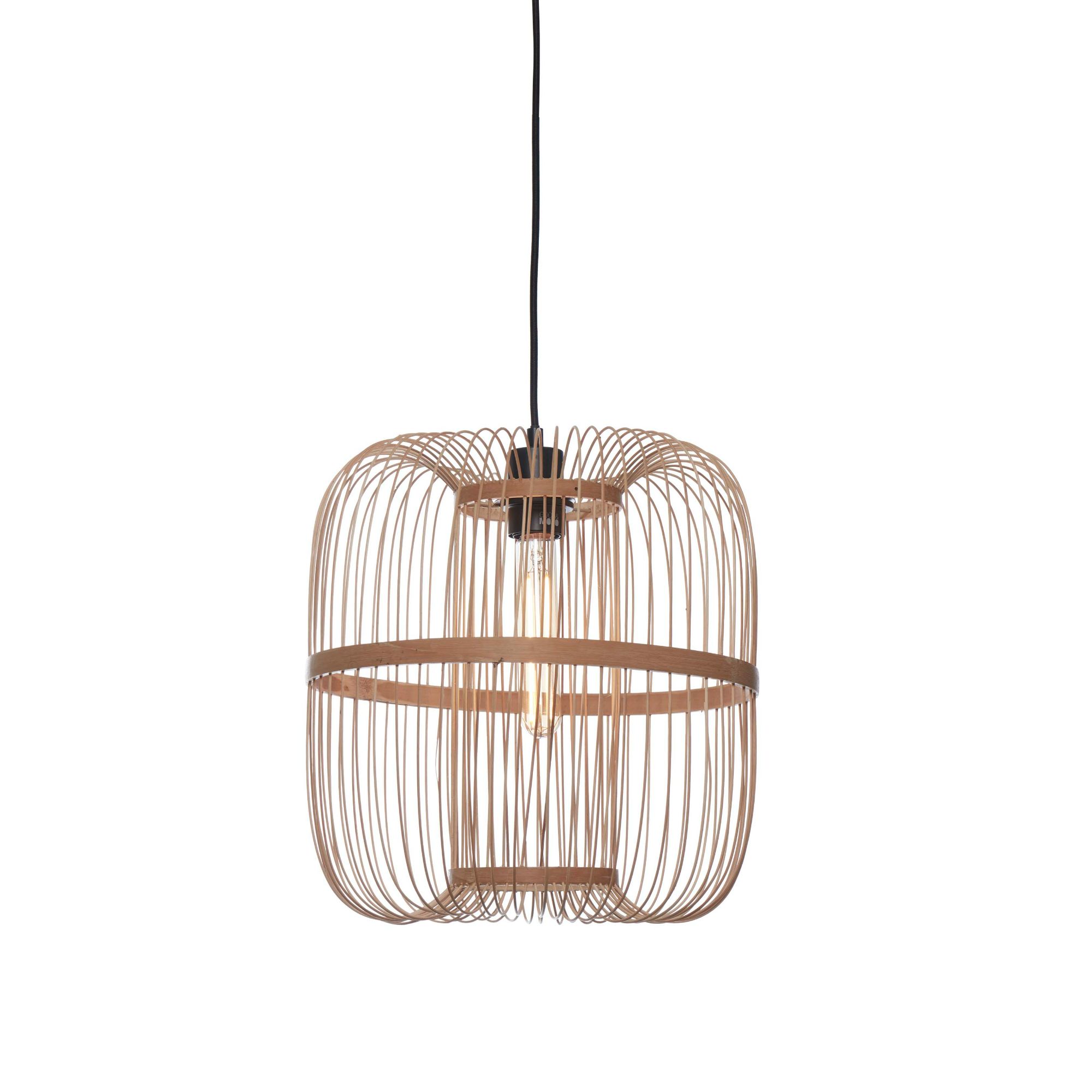 GOOD&MOJO hanglamp Hokkaido - bruin - Ø38cm