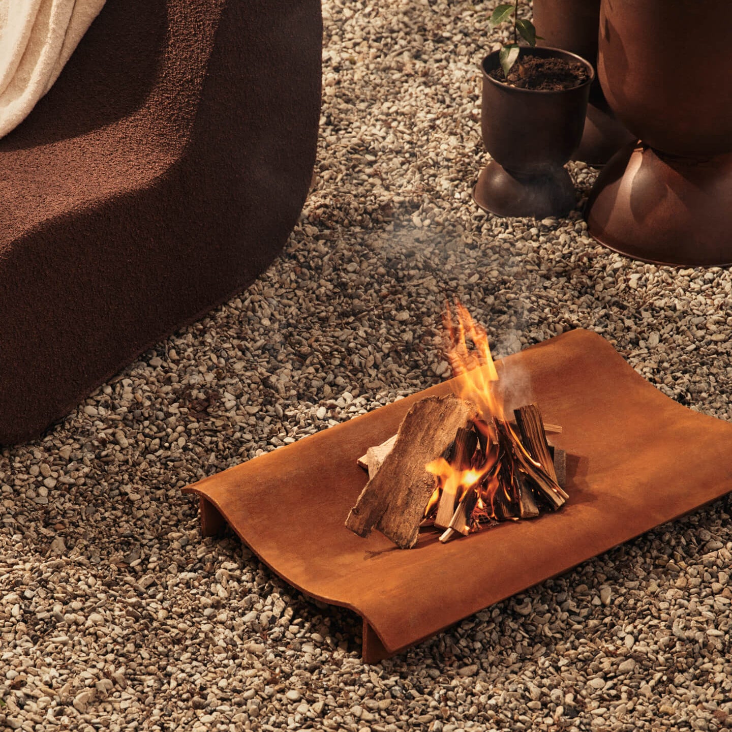 Ferm Living Solene Vuurschaal - Rust