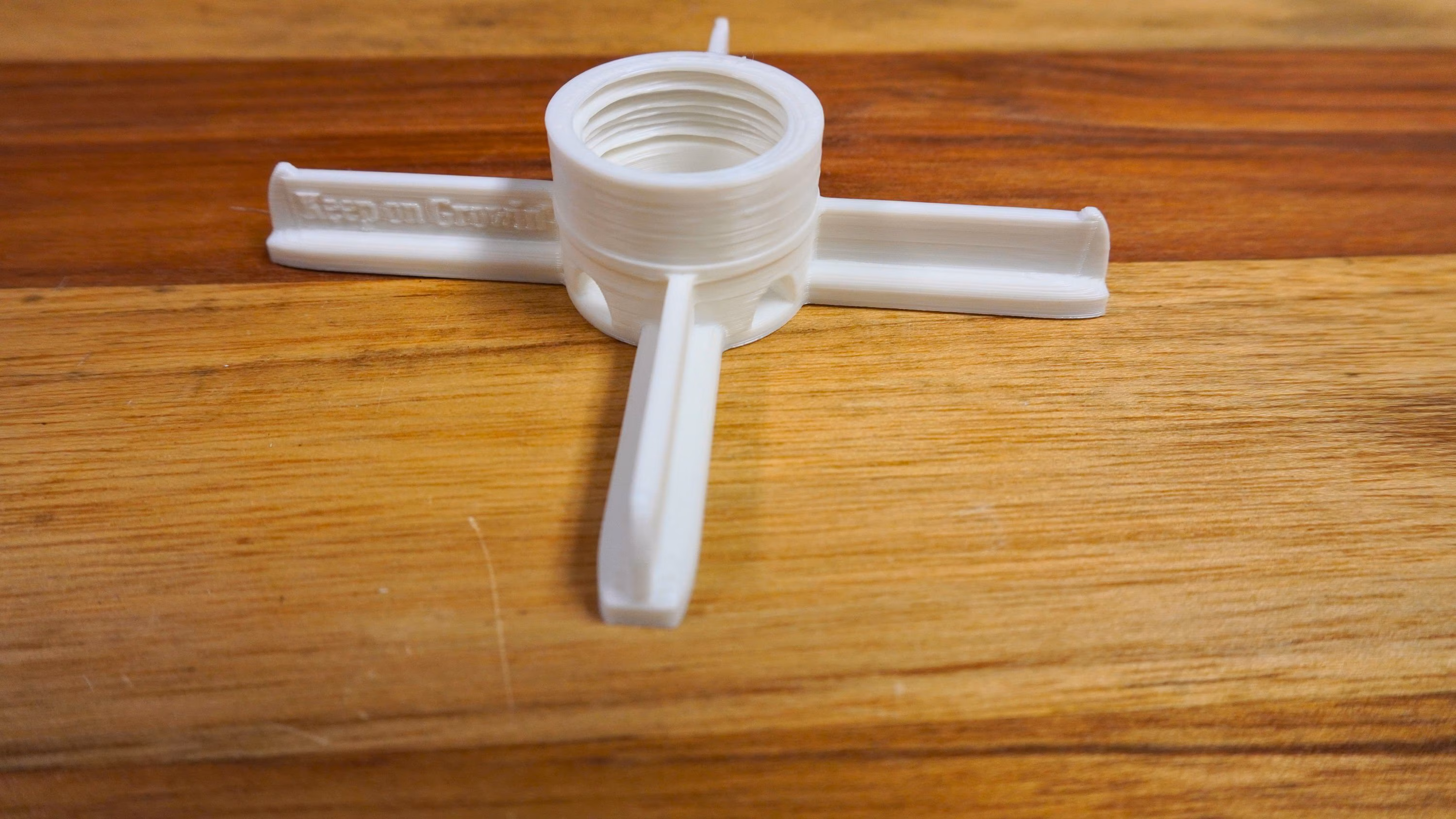 Soda pop bottle adapter for self watering microgreen grower