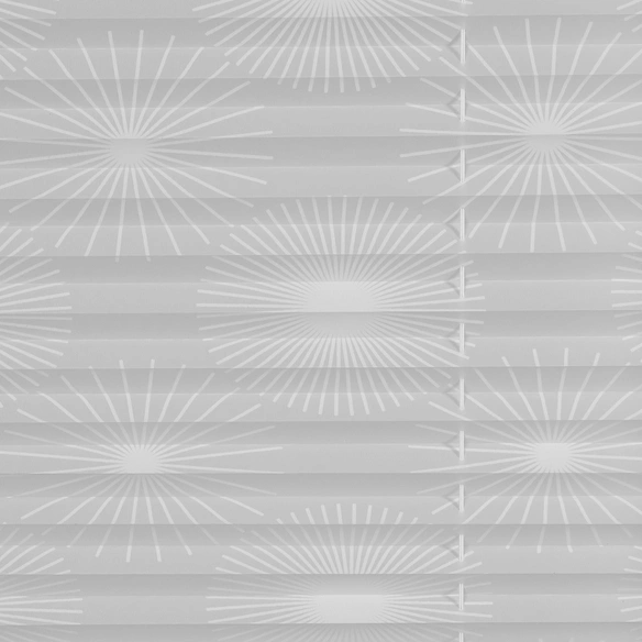 Plissee, Klemmfix, 90x130 cm, weiß Sonne