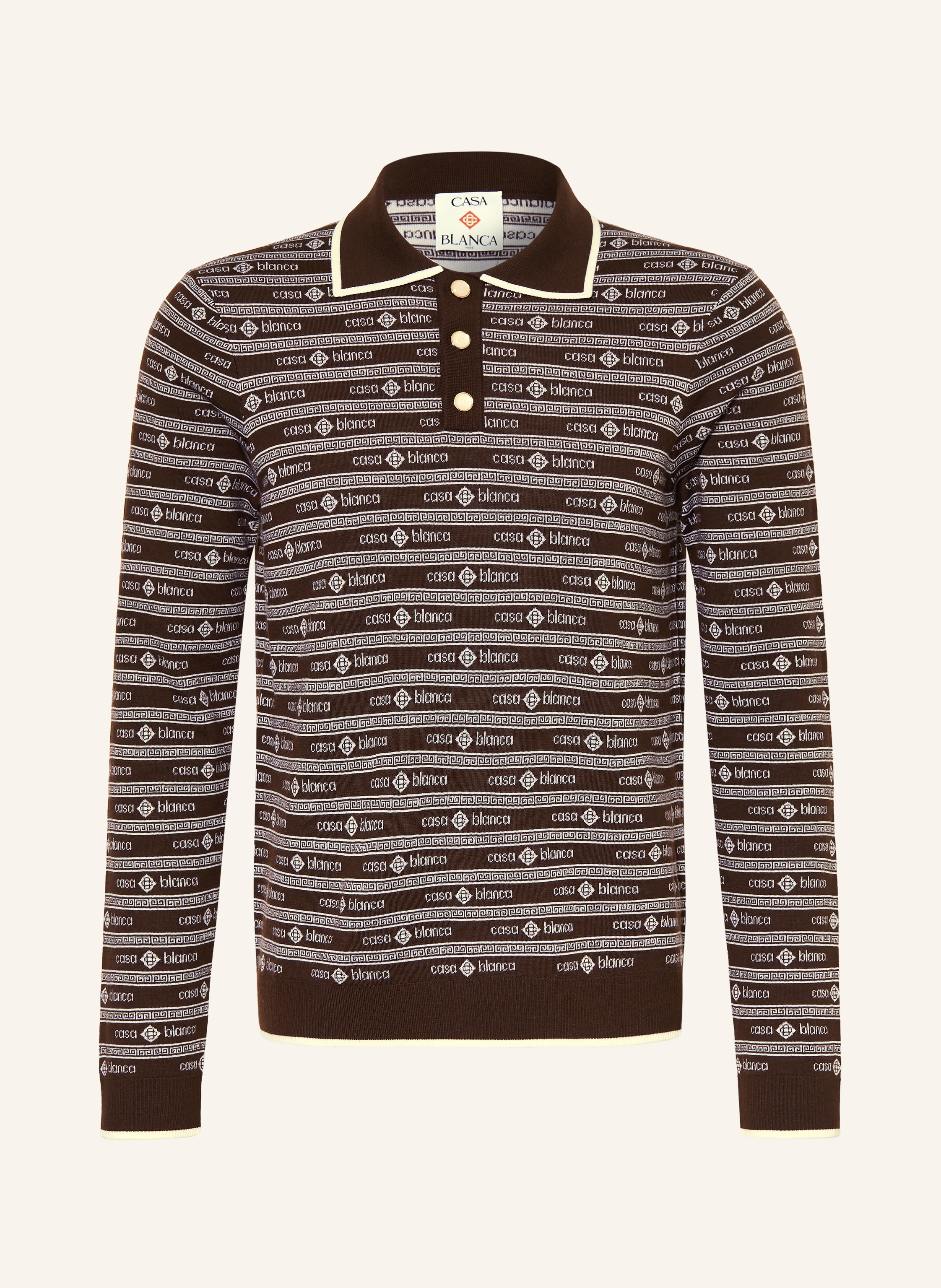 Casablanca Strick-Poloshirt