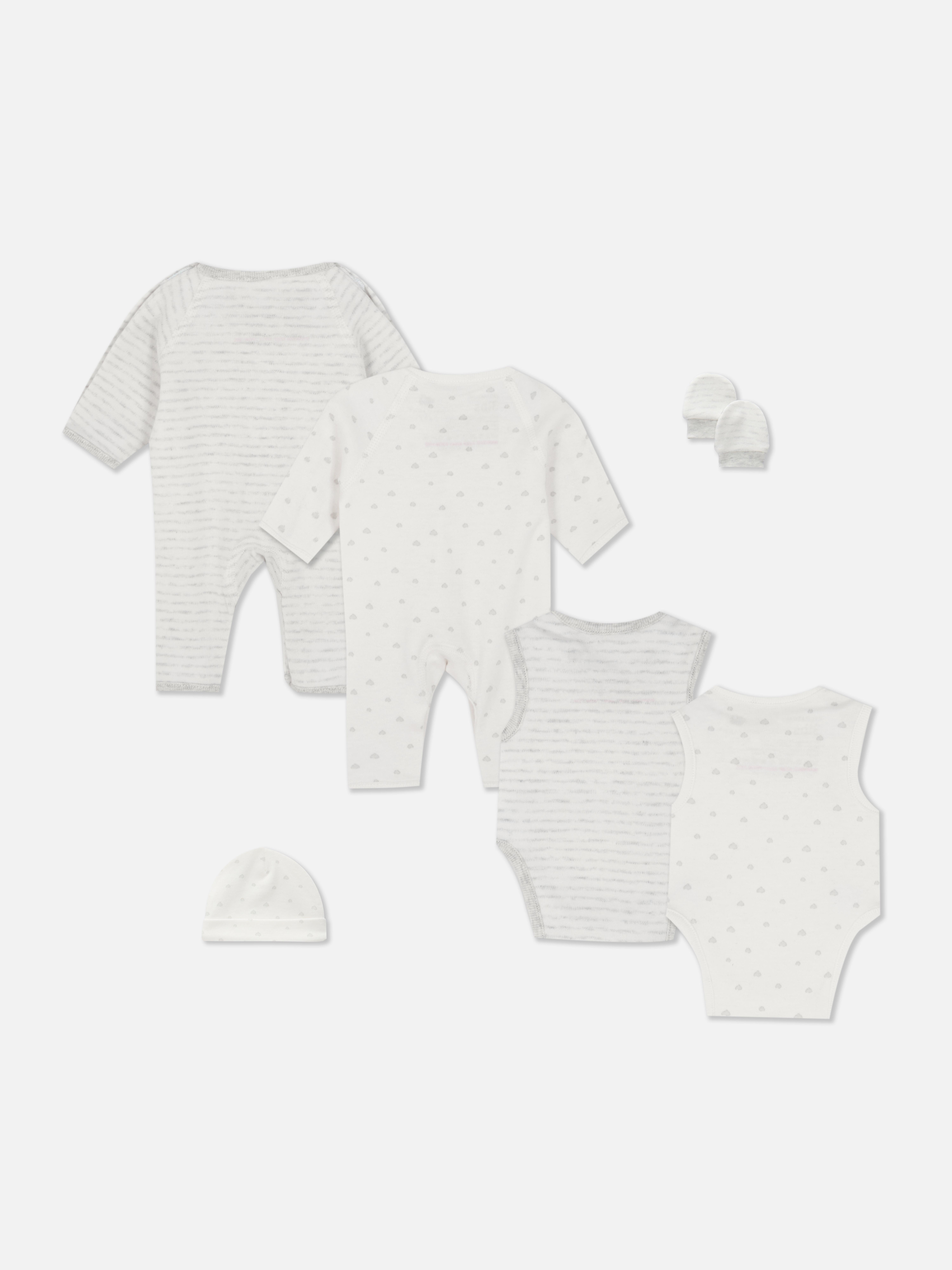 6-Piece Premature Baby Outfit Set