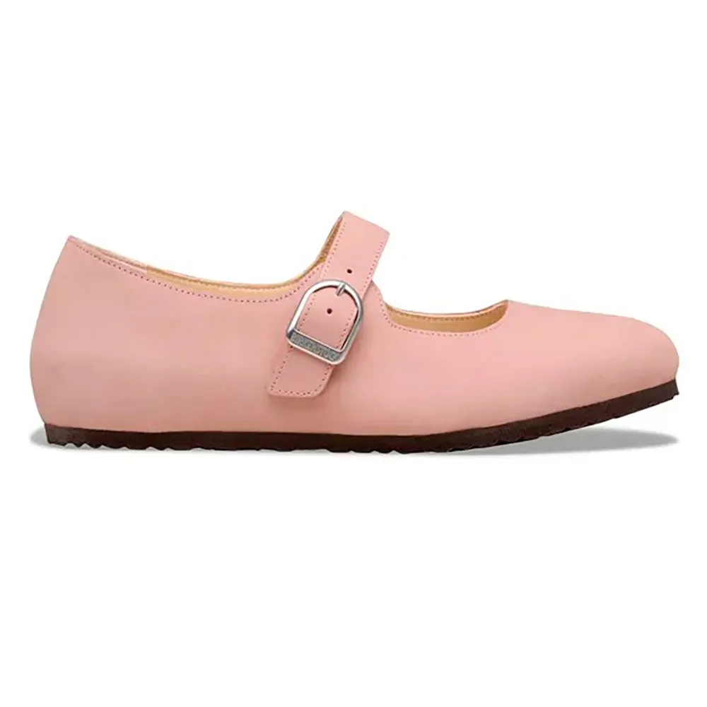 Birkenstock Santa Clarita Natural Leather Narrow ballet pumps