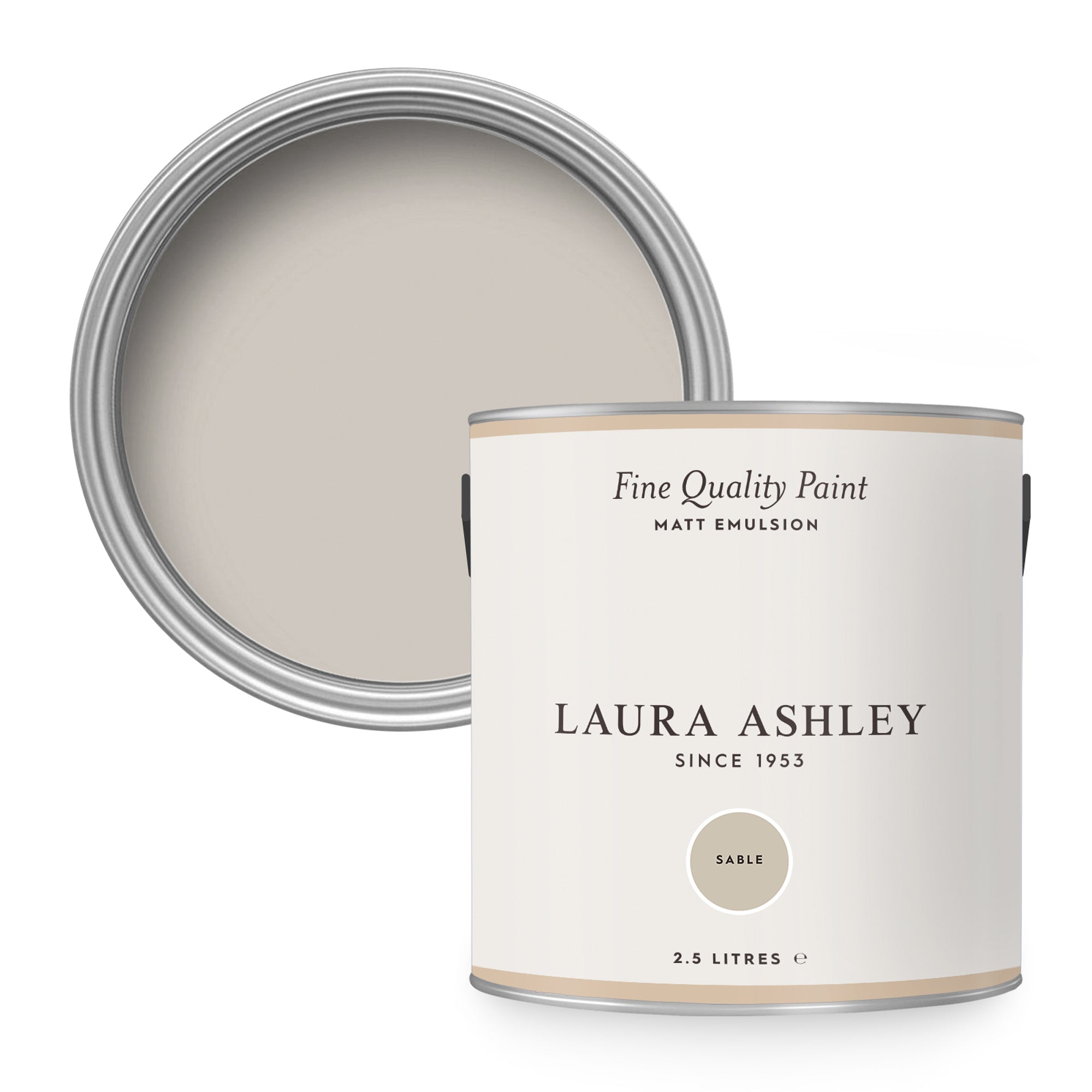 Laura Ashley Muurverf Mat - Sable - Beige - 2,5 liter