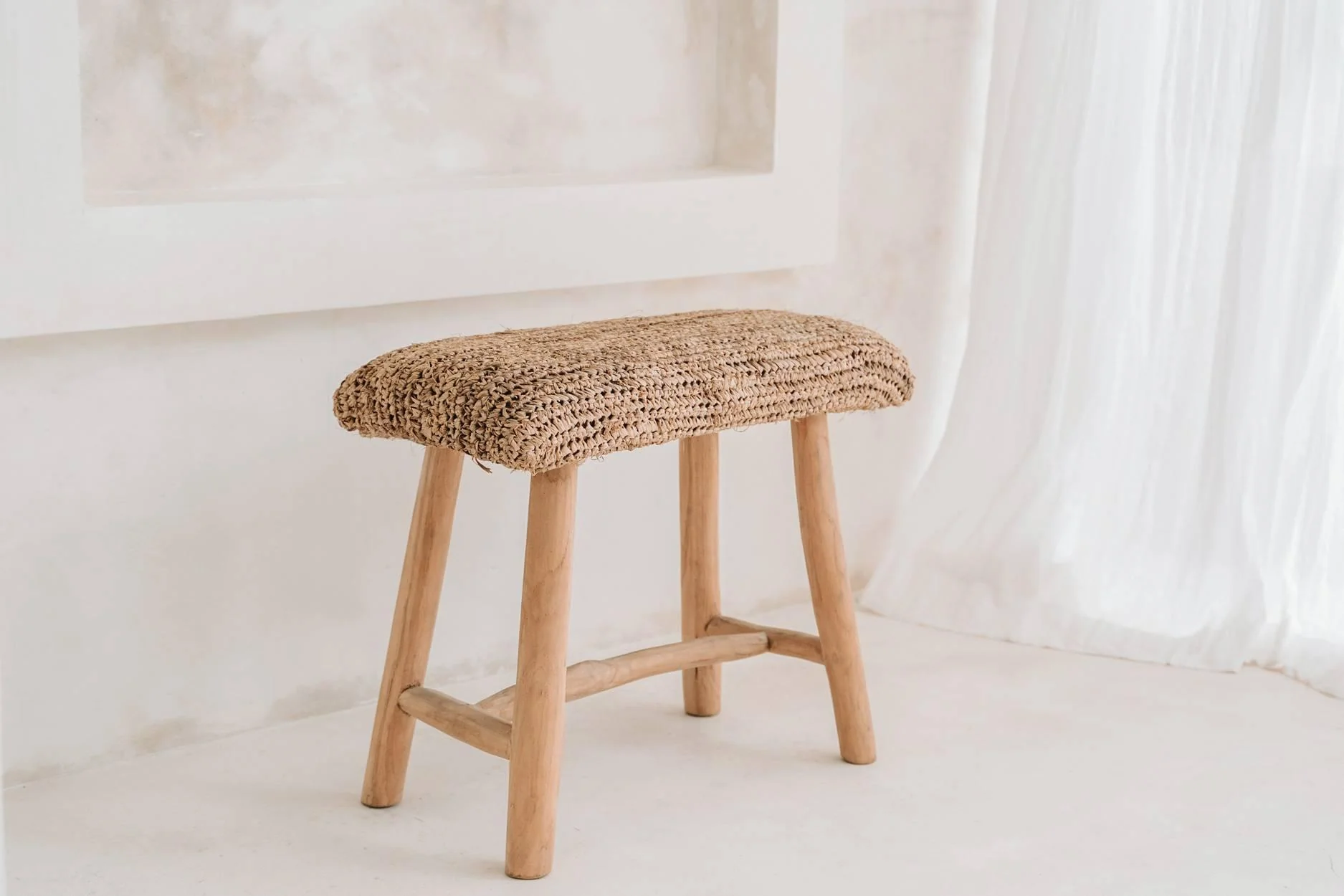 Bankje Raffia