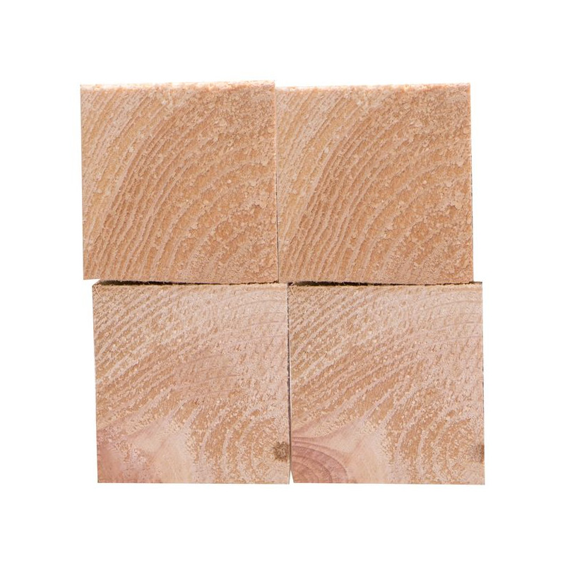 Chevron en épicéa brut 240 x 4,7 x 4,7 cm 4 pièces