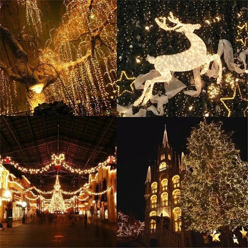 NNEOBA LED Garland String Lights &ndash; Warm White