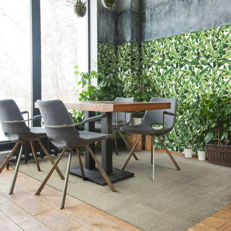 VINTAGE - Tapis effet délavé taupe 160x230