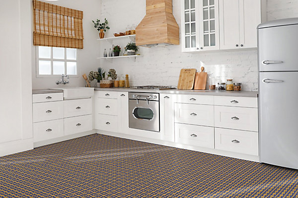 Carreaux vinyle Tulup 30x30 cm Design floral 9 pcs