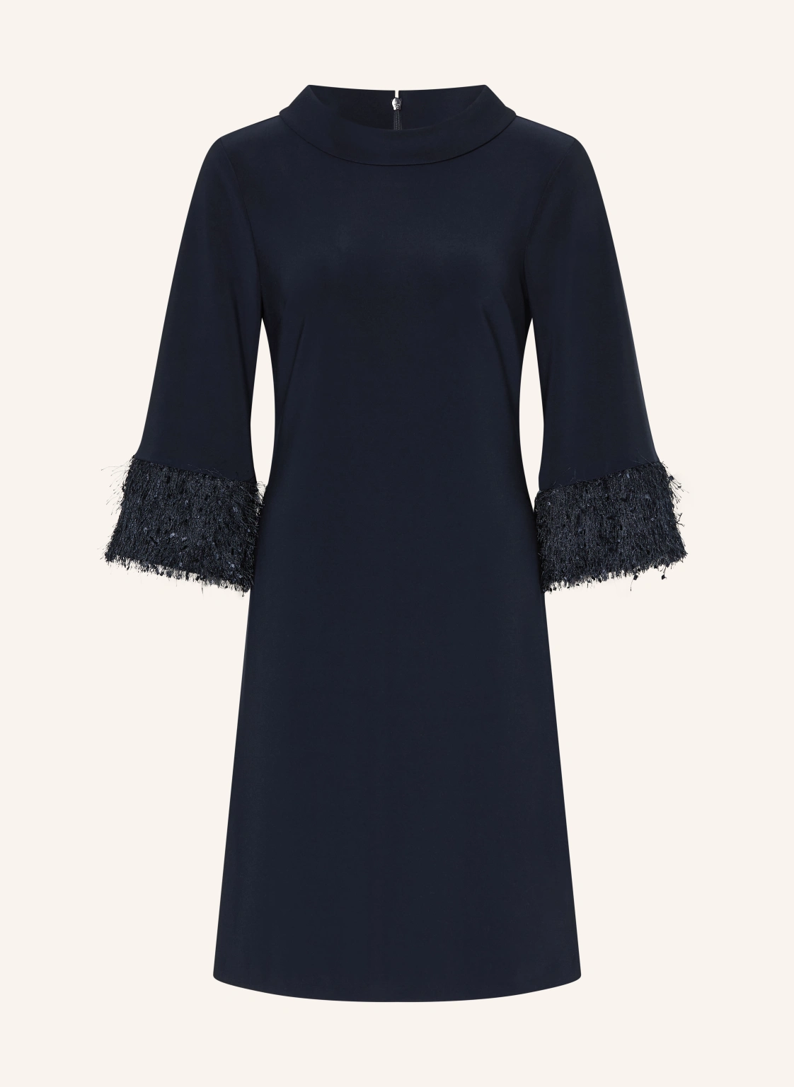 Joseph Ribkoff Kleid mit 3/4-Arm und Fransen