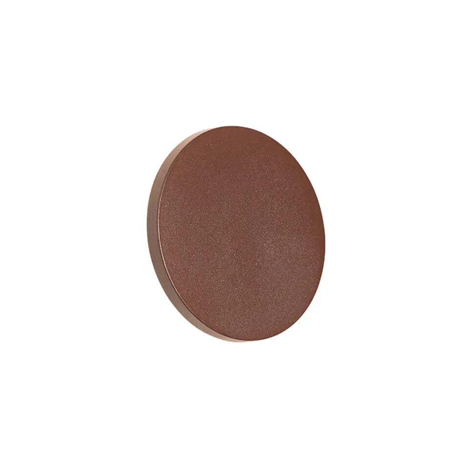 Qazqa wandlamp skyf bruin ge?ntegreerde led