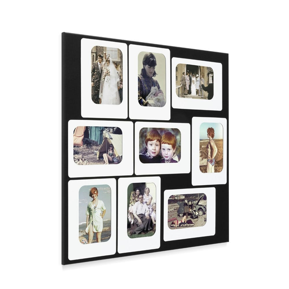 M9 - Pèle mèle magnétique noir 45x45cm