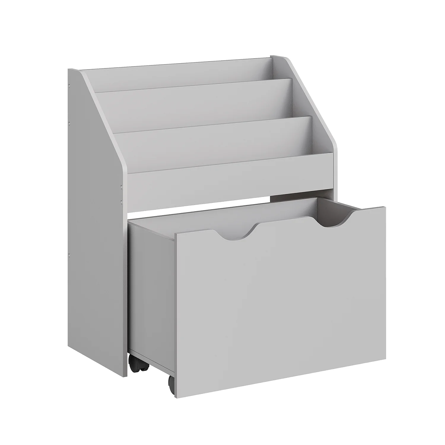 Étagère pour jouets 3 compartiments 1 boîte