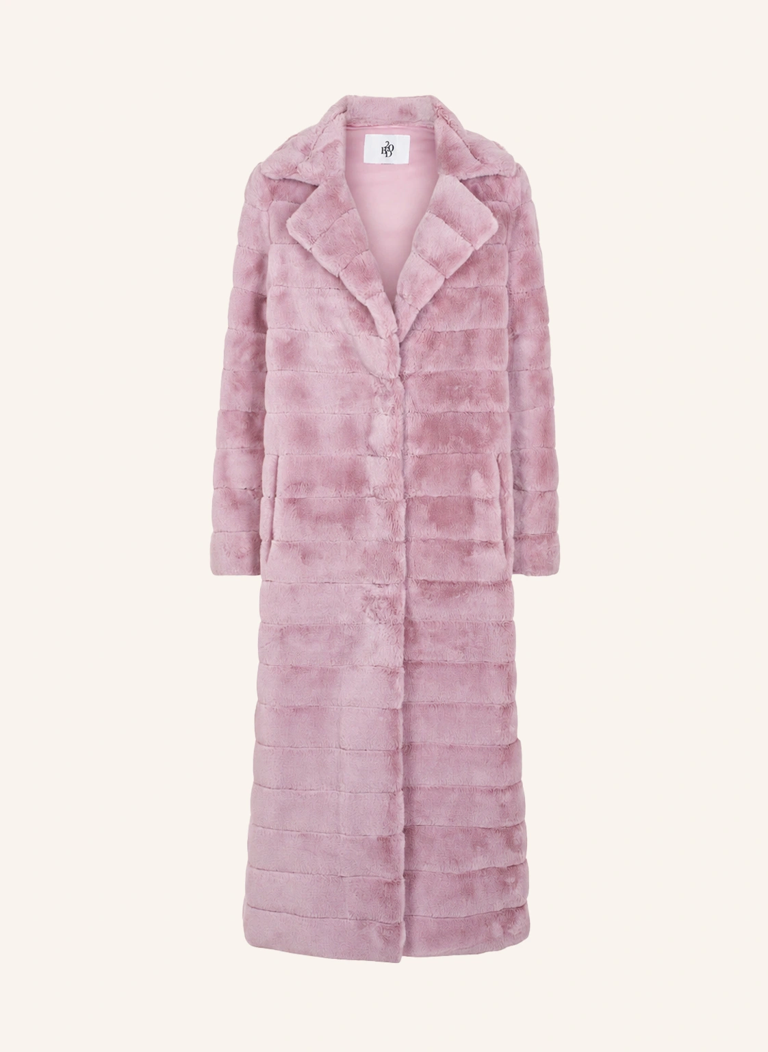 AMERICANDREAMS Faux Fur Coat Long Bailey