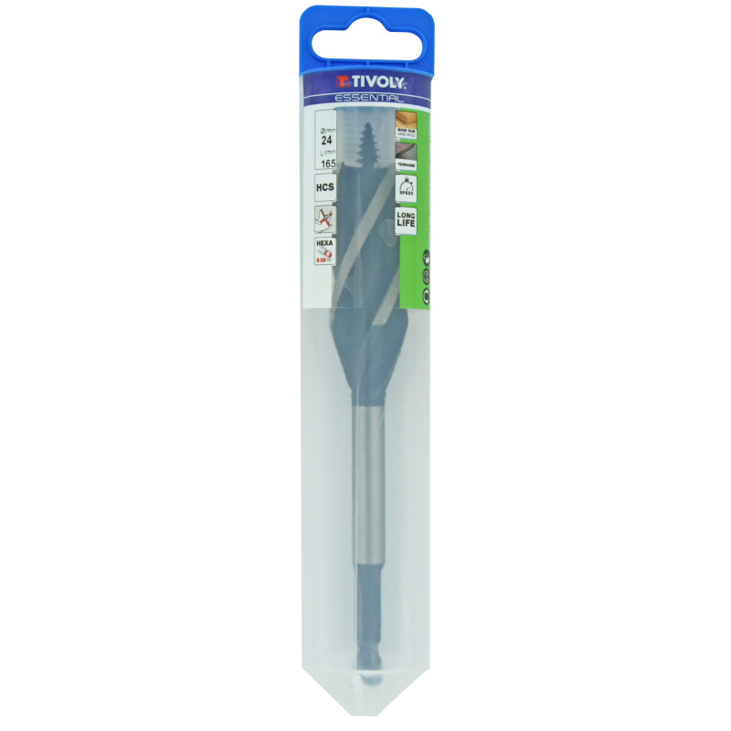 Foret hexagonal Extra pour bois Ø 24 x 165 mm TIVOLY